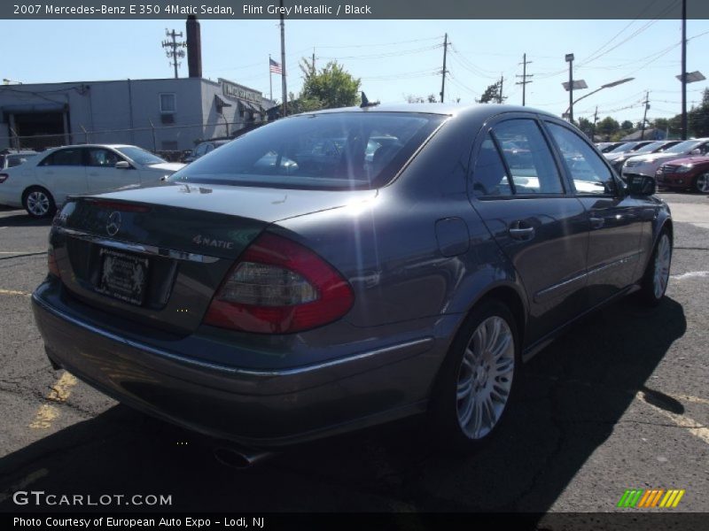 Flint Grey Metallic / Black 2007 Mercedes-Benz E 350 4Matic Sedan