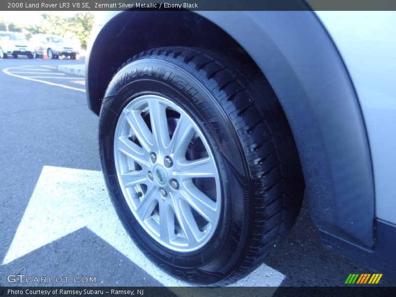 Zermatt Silver Metallic / Ebony Black 2008 Land Rover LR3 V8 SE