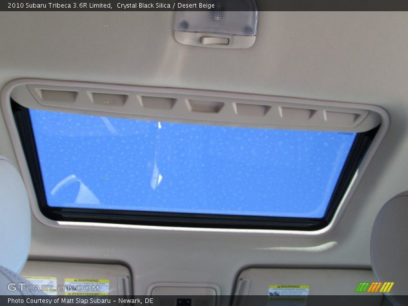Crystal Black Silica / Desert Beige 2010 Subaru Tribeca 3.6R Limited