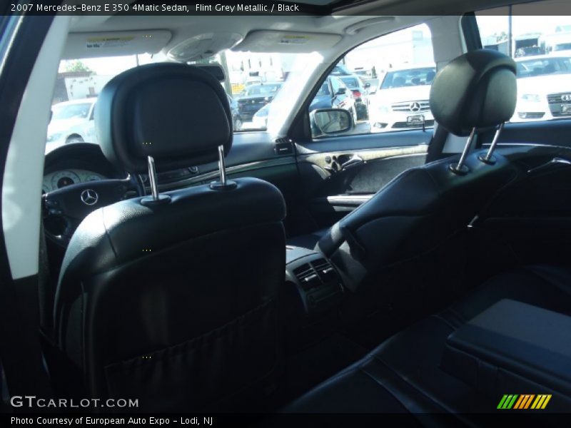 Flint Grey Metallic / Black 2007 Mercedes-Benz E 350 4Matic Sedan
