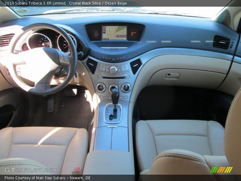 Crystal Black Silica / Desert Beige 2010 Subaru Tribeca 3.6R Limited