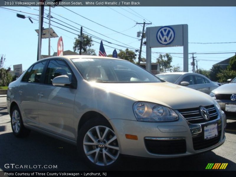 White Gold Metallic / Titan Black 2010 Volkswagen Jetta Limited Edition Sedan
