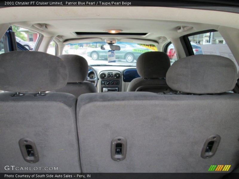 Patriot Blue Pearl / Taupe/Pearl Beige 2001 Chrysler PT Cruiser Limited