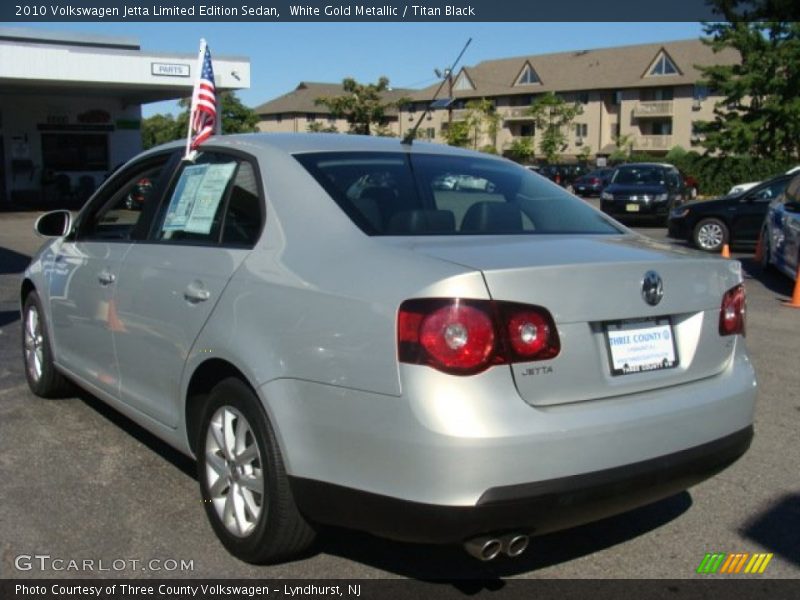 White Gold Metallic / Titan Black 2010 Volkswagen Jetta Limited Edition Sedan