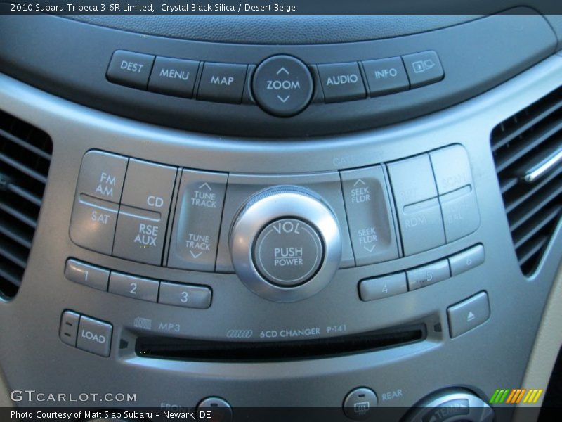 Crystal Black Silica / Desert Beige 2010 Subaru Tribeca 3.6R Limited