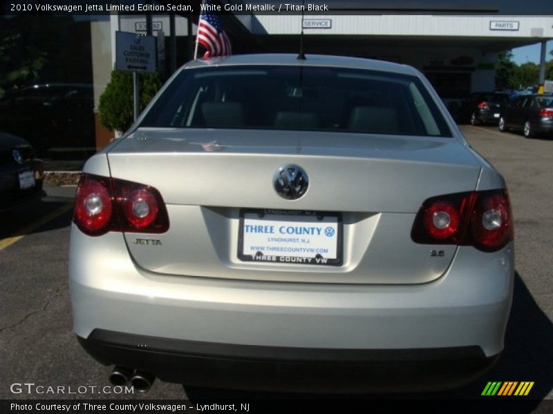White Gold Metallic / Titan Black 2010 Volkswagen Jetta Limited Edition Sedan