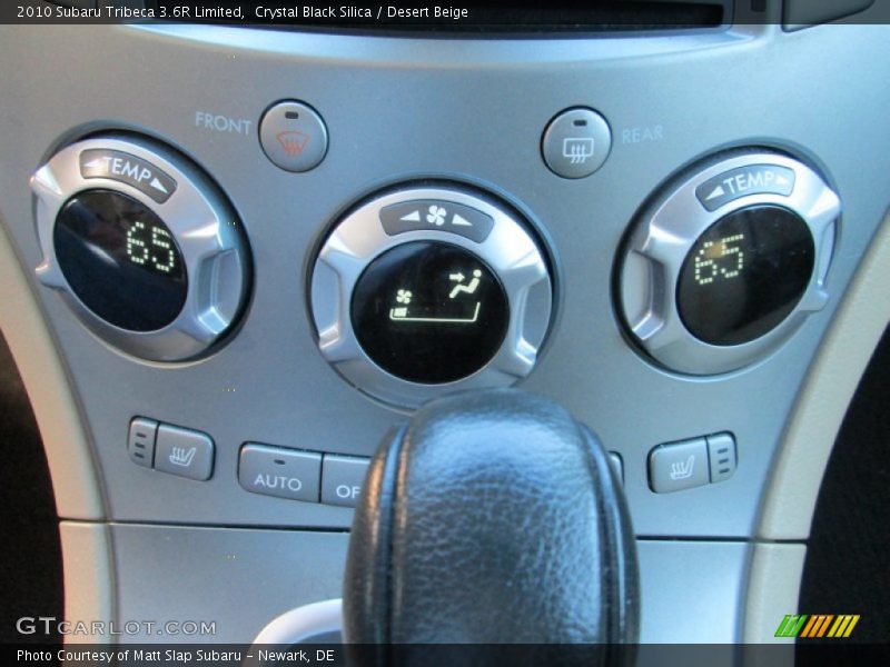 Crystal Black Silica / Desert Beige 2010 Subaru Tribeca 3.6R Limited