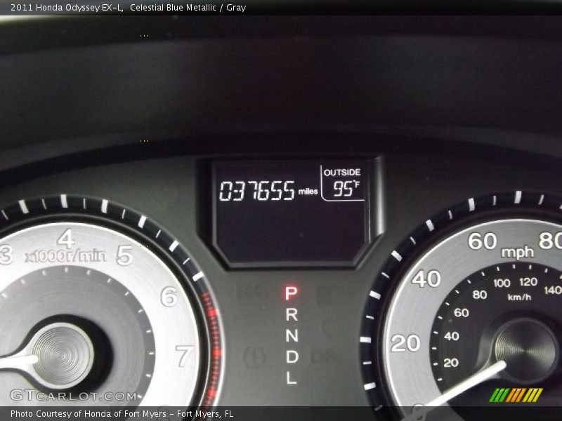 Celestial Blue Metallic / Gray 2011 Honda Odyssey EX-L