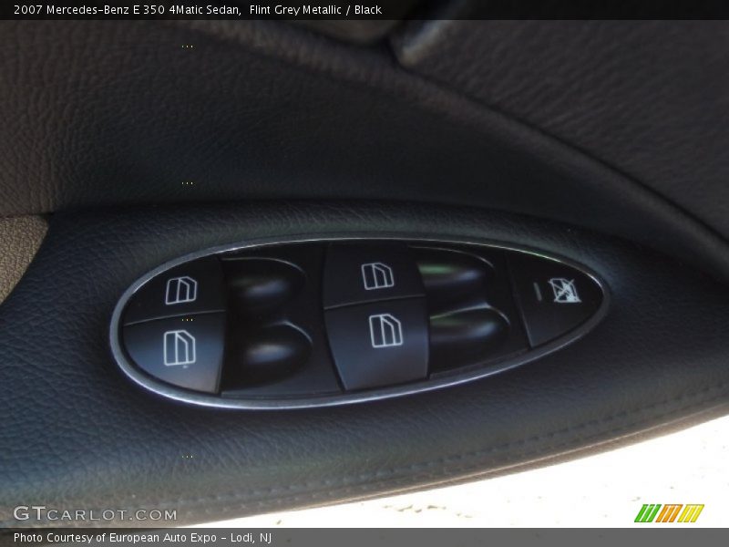 Flint Grey Metallic / Black 2007 Mercedes-Benz E 350 4Matic Sedan