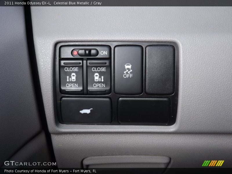 Celestial Blue Metallic / Gray 2011 Honda Odyssey EX-L