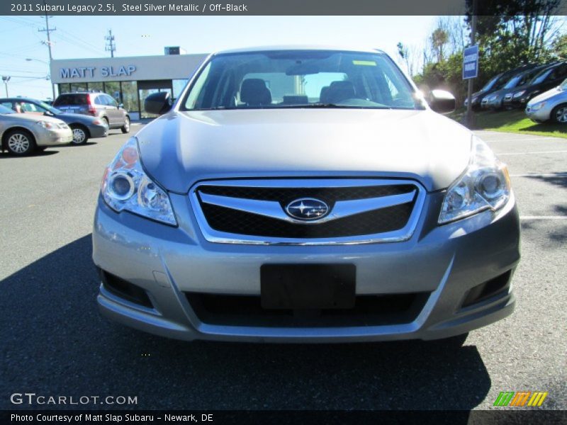 Steel Silver Metallic / Off-Black 2011 Subaru Legacy 2.5i