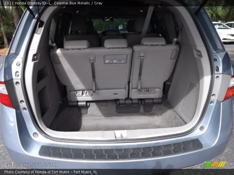 Celestial Blue Metallic / Gray 2011 Honda Odyssey EX-L