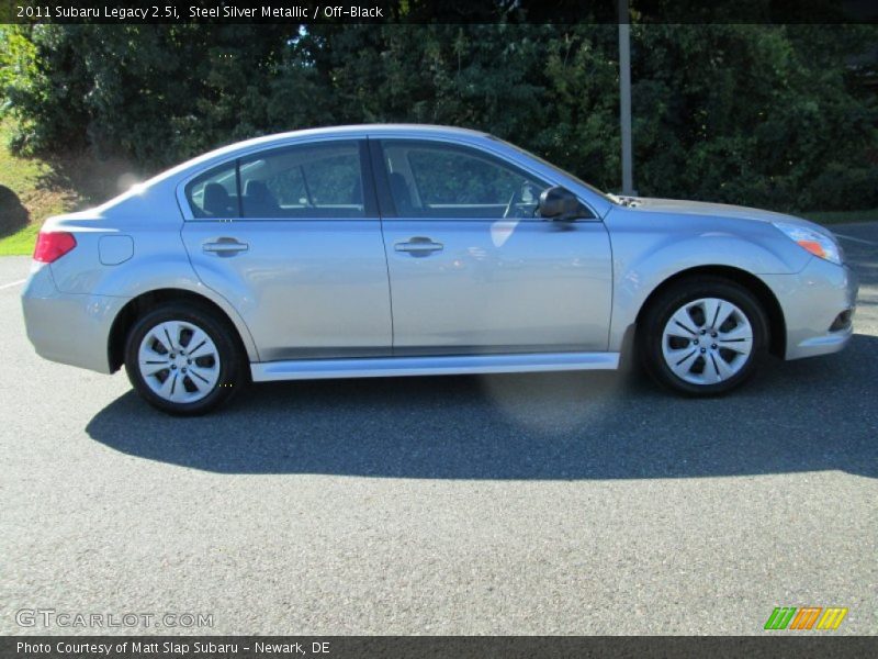 Steel Silver Metallic / Off-Black 2011 Subaru Legacy 2.5i