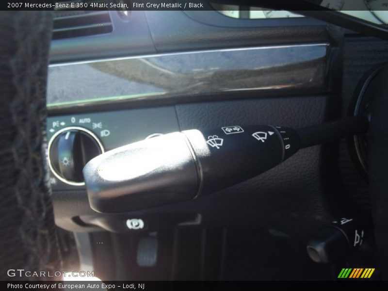 Flint Grey Metallic / Black 2007 Mercedes-Benz E 350 4Matic Sedan