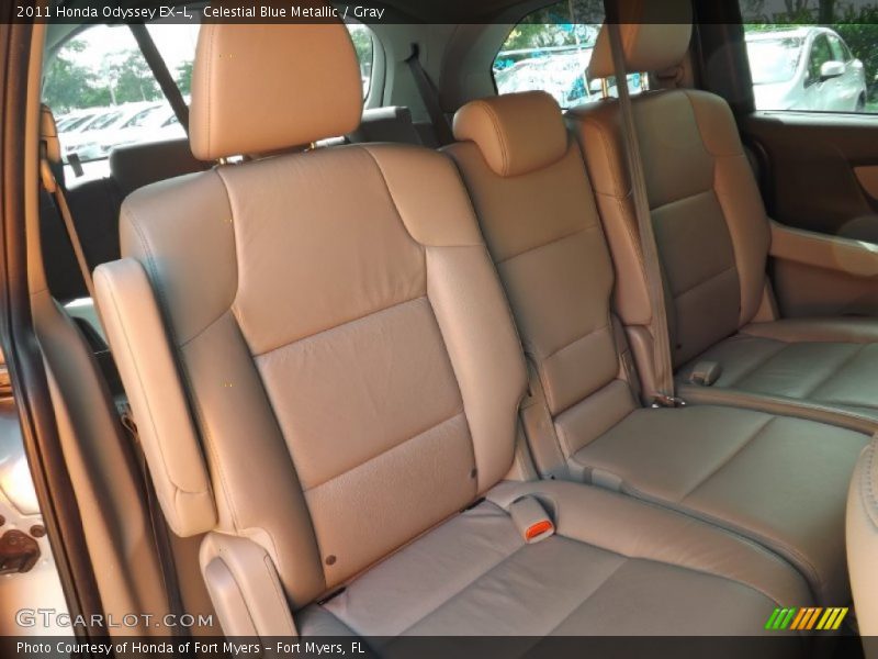 Celestial Blue Metallic / Gray 2011 Honda Odyssey EX-L