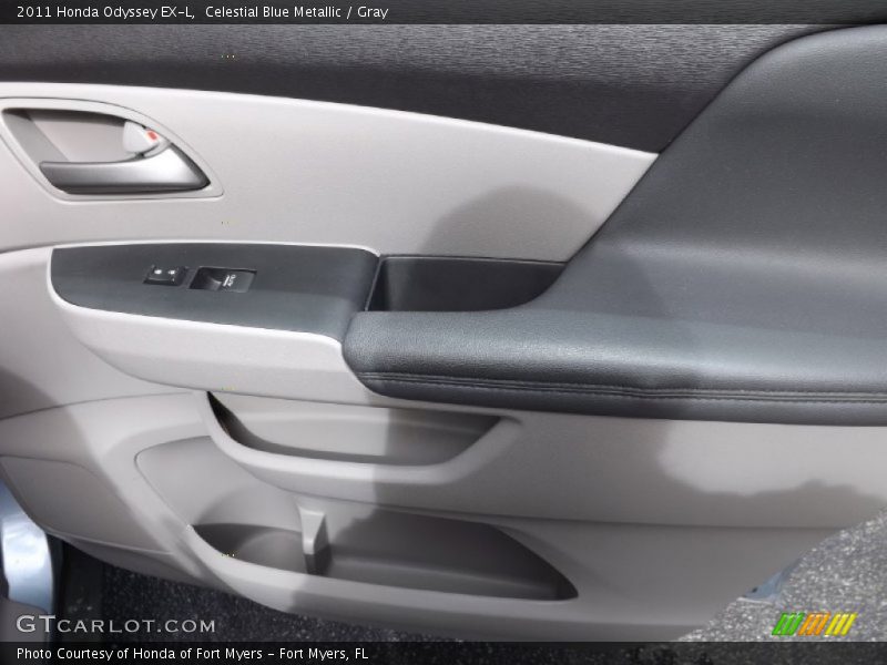 Celestial Blue Metallic / Gray 2011 Honda Odyssey EX-L
