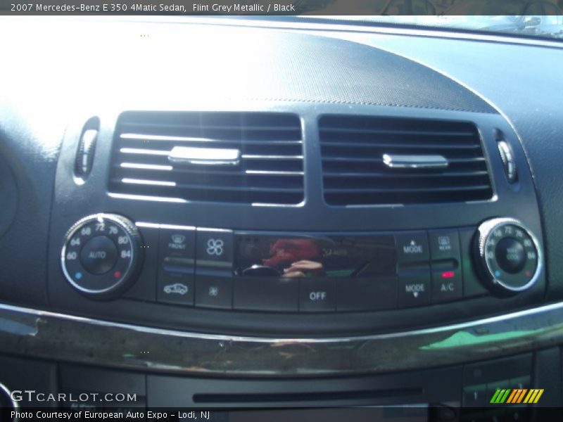 Flint Grey Metallic / Black 2007 Mercedes-Benz E 350 4Matic Sedan