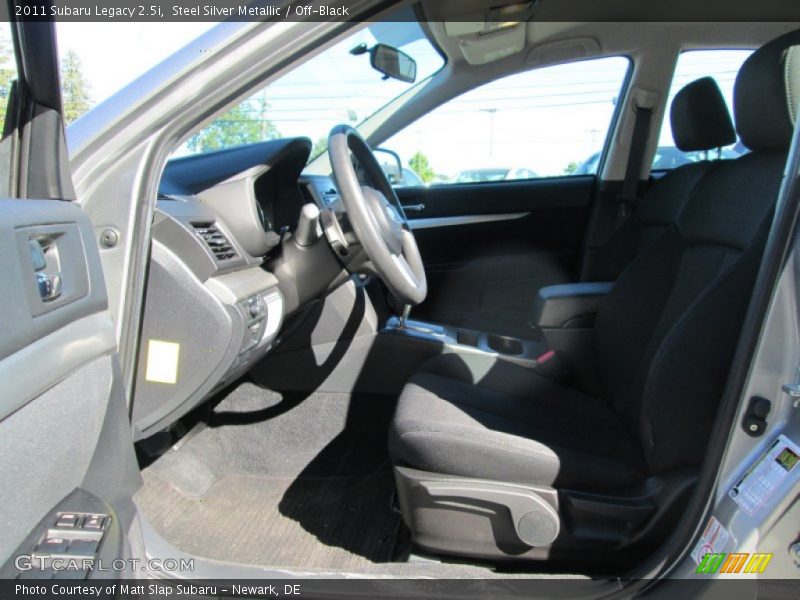 Steel Silver Metallic / Off-Black 2011 Subaru Legacy 2.5i