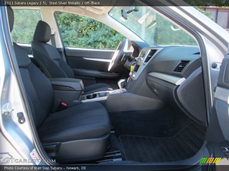 Steel Silver Metallic / Off-Black 2011 Subaru Legacy 2.5i