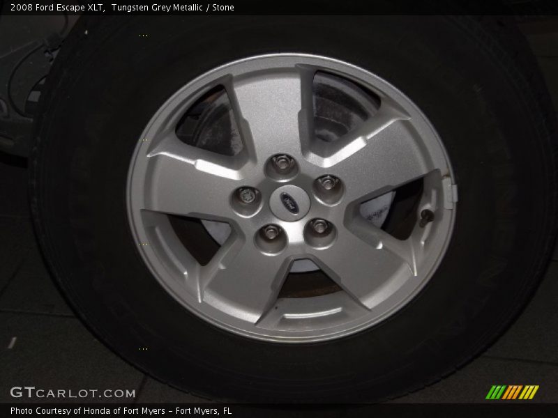 Tungsten Grey Metallic / Stone 2008 Ford Escape XLT