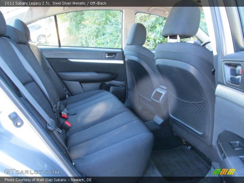 Steel Silver Metallic / Off-Black 2011 Subaru Legacy 2.5i