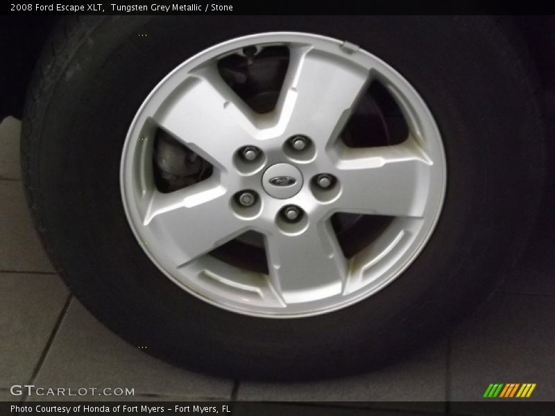 Tungsten Grey Metallic / Stone 2008 Ford Escape XLT