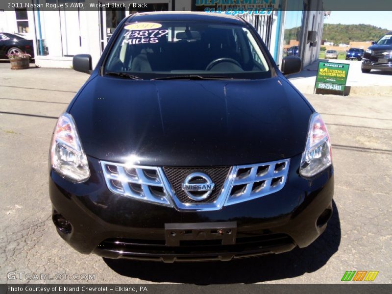 Wicked Black / Black 2011 Nissan Rogue S AWD