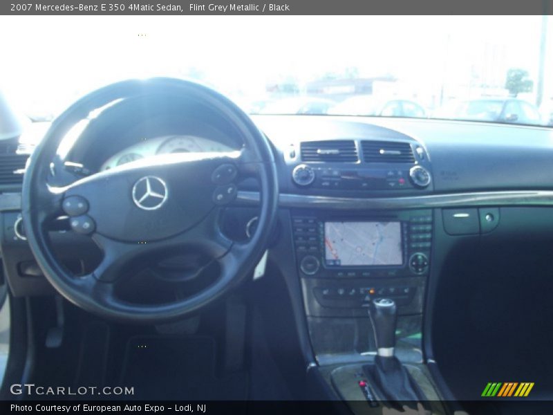 Flint Grey Metallic / Black 2007 Mercedes-Benz E 350 4Matic Sedan