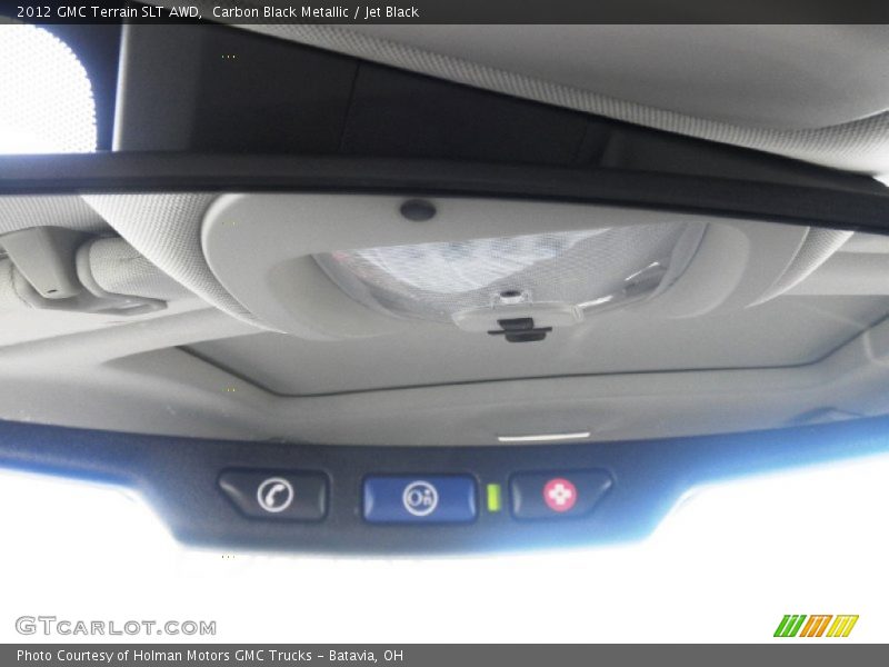 Carbon Black Metallic / Jet Black 2012 GMC Terrain SLT AWD