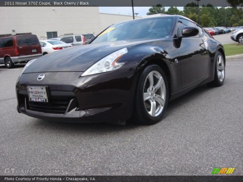 Black Cherry / Black 2011 Nissan 370Z Coupe
