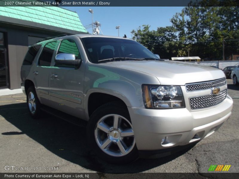 Silver Birch Metallic / Ebony 2007 Chevrolet Tahoe LTZ 4x4