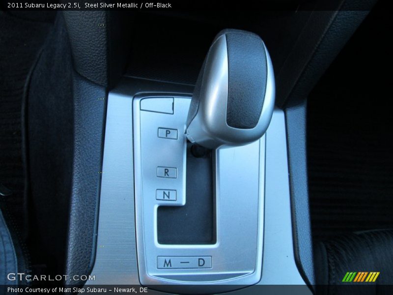 Steel Silver Metallic / Off-Black 2011 Subaru Legacy 2.5i