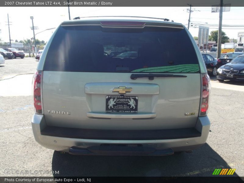 Silver Birch Metallic / Ebony 2007 Chevrolet Tahoe LTZ 4x4