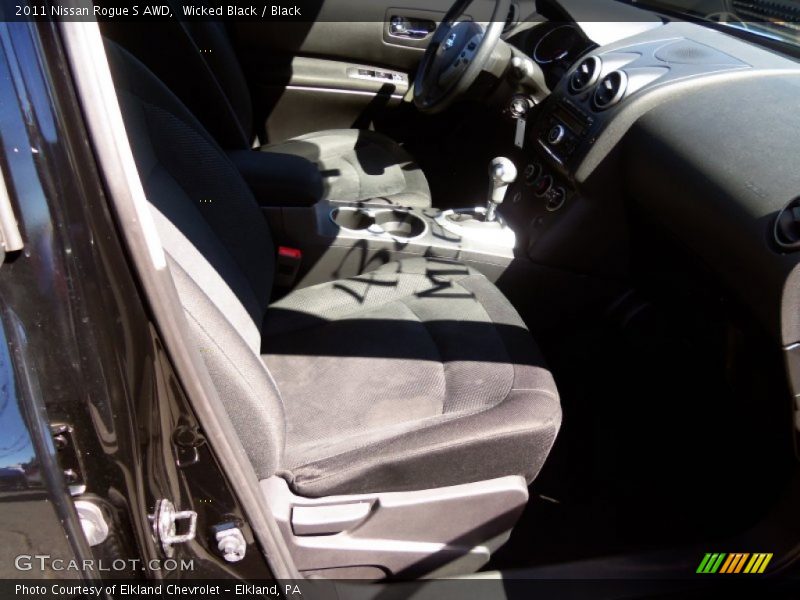 Wicked Black / Black 2011 Nissan Rogue S AWD
