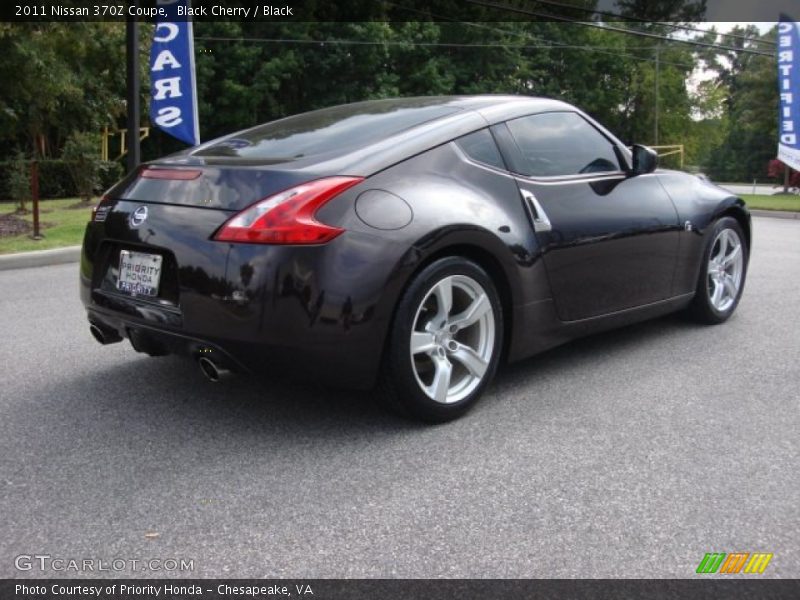 Black Cherry / Black 2011 Nissan 370Z Coupe