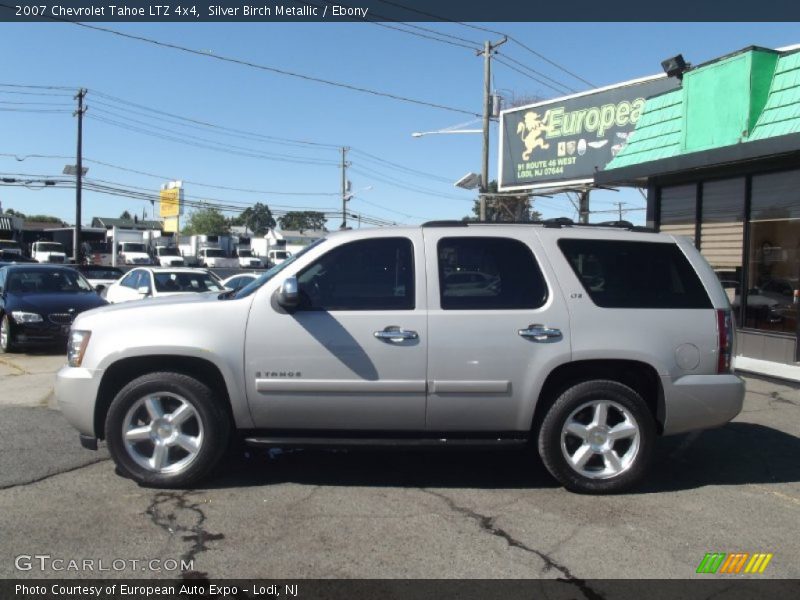 Silver Birch Metallic / Ebony 2007 Chevrolet Tahoe LTZ 4x4