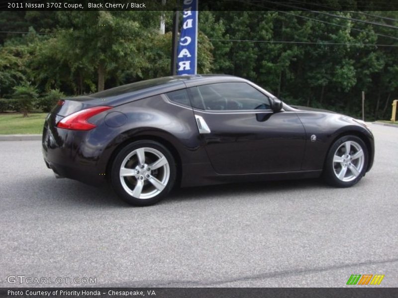 Black Cherry / Black 2011 Nissan 370Z Coupe