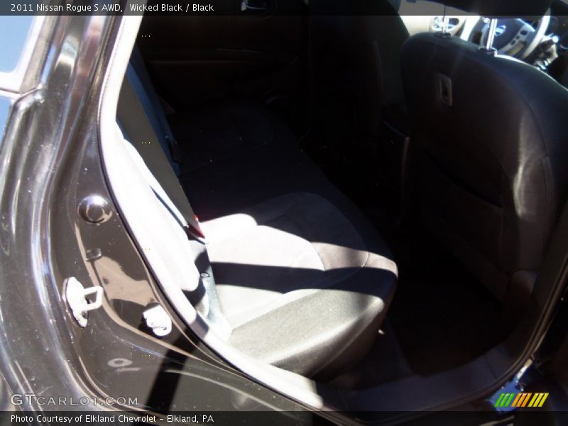 Wicked Black / Black 2011 Nissan Rogue S AWD