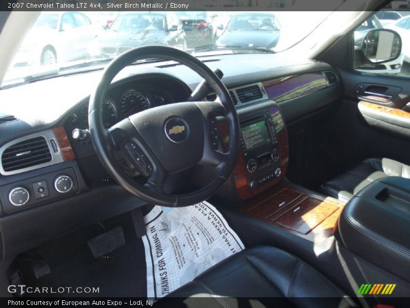 Silver Birch Metallic / Ebony 2007 Chevrolet Tahoe LTZ 4x4