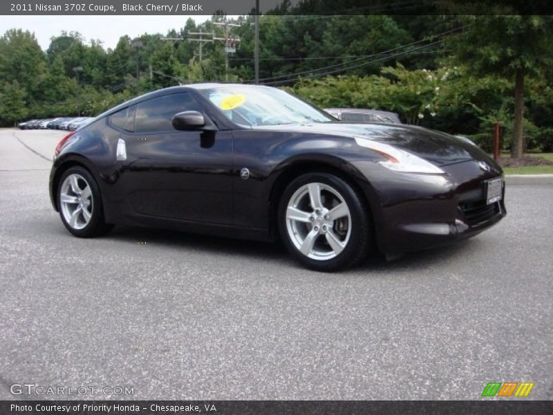 Black Cherry / Black 2011 Nissan 370Z Coupe