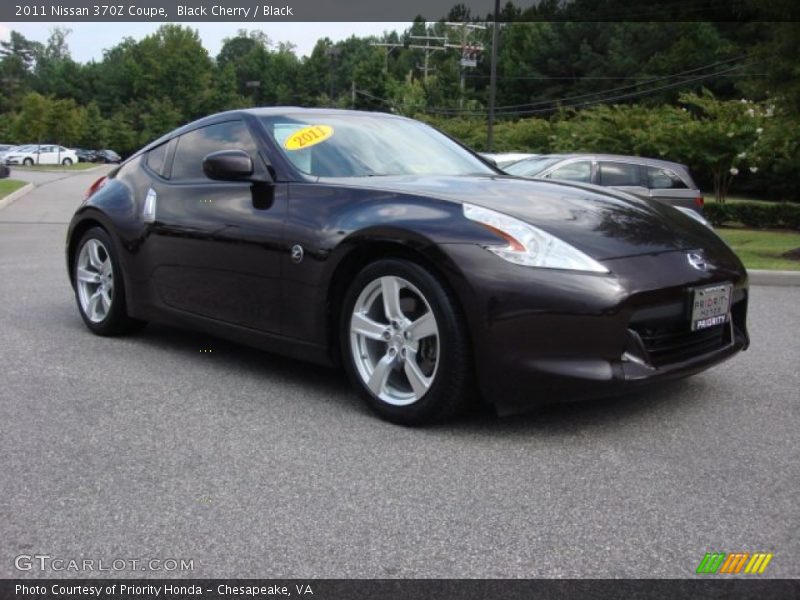 Black Cherry / Black 2011 Nissan 370Z Coupe