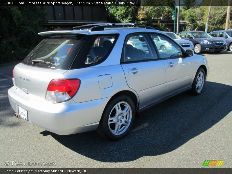 Platinum Silver Metallic / Dark Gray 2004 Subaru Impreza WRX Sport Wagon