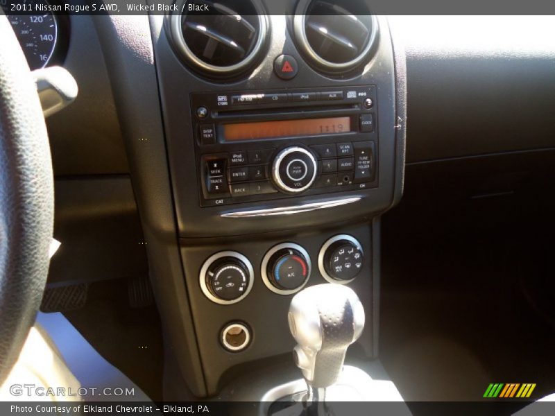 Wicked Black / Black 2011 Nissan Rogue S AWD