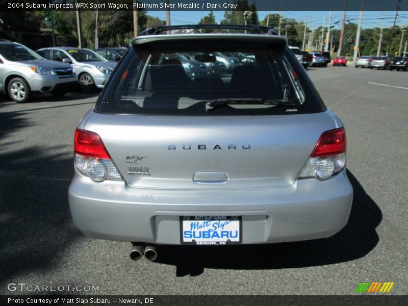 Platinum Silver Metallic / Dark Gray 2004 Subaru Impreza WRX Sport Wagon