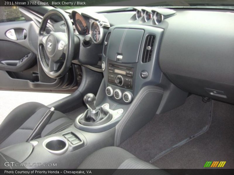 Black Cherry / Black 2011 Nissan 370Z Coupe