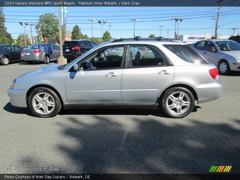 Platinum Silver Metallic / Dark Gray 2004 Subaru Impreza WRX Sport Wagon