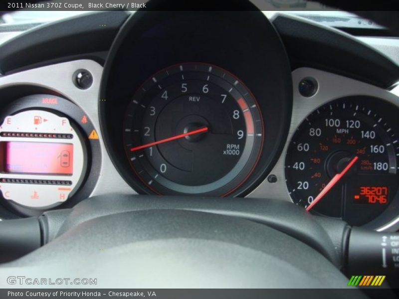 Black Cherry / Black 2011 Nissan 370Z Coupe