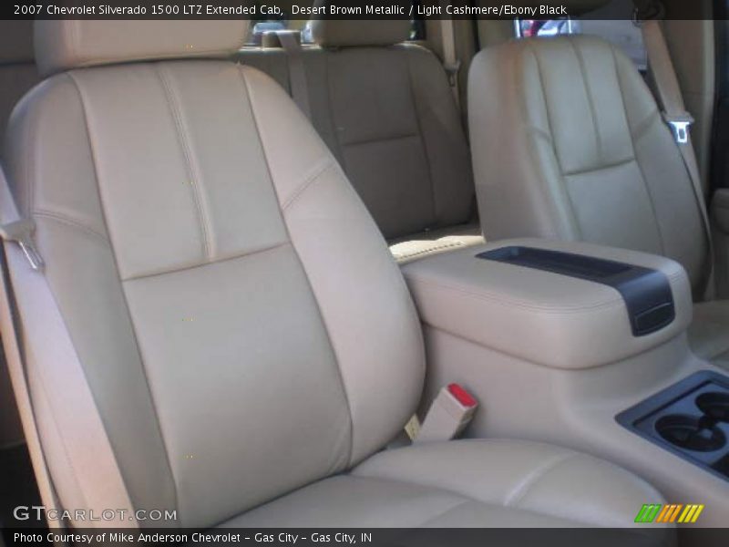 Desert Brown Metallic / Light Cashmere/Ebony Black 2007 Chevrolet Silverado 1500 LTZ Extended Cab
