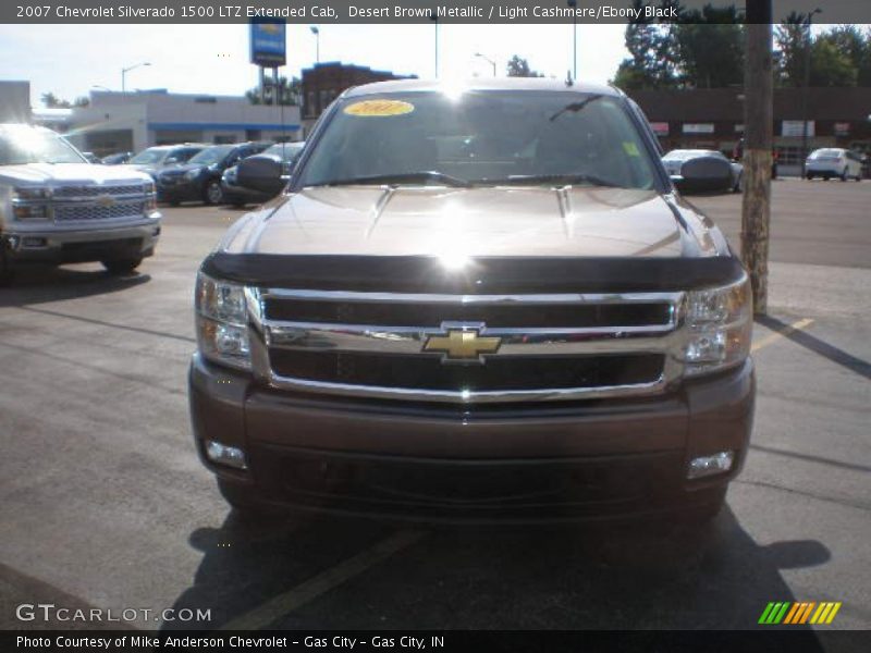 Desert Brown Metallic / Light Cashmere/Ebony Black 2007 Chevrolet Silverado 1500 LTZ Extended Cab