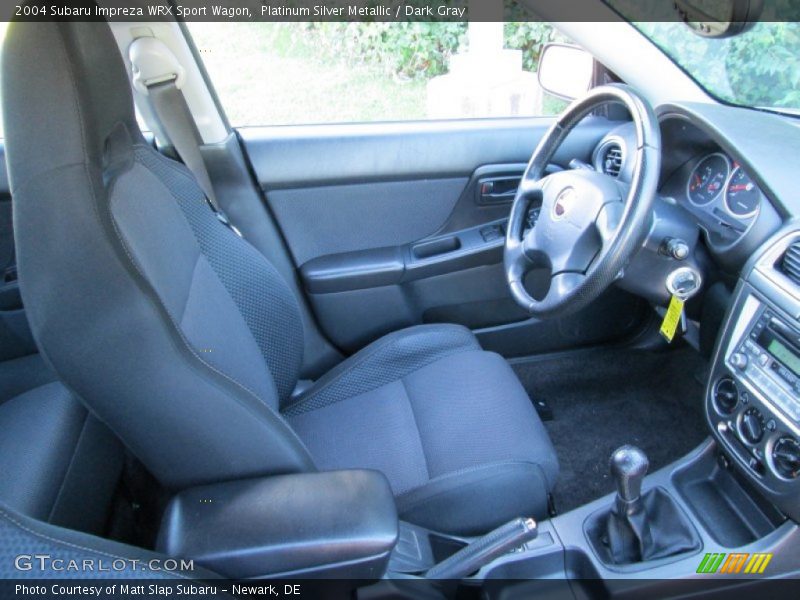 Platinum Silver Metallic / Dark Gray 2004 Subaru Impreza WRX Sport Wagon